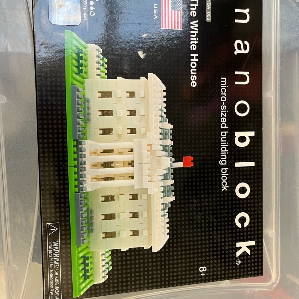New NANOBLOCK The White House Building Set NBA-003 - SEALED